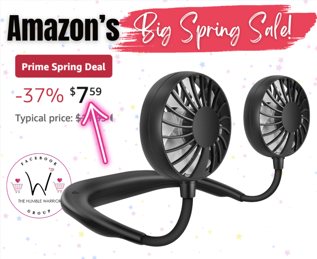 portable neck fan!